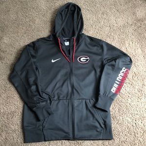 Georgia Nike Zip Hoodie
